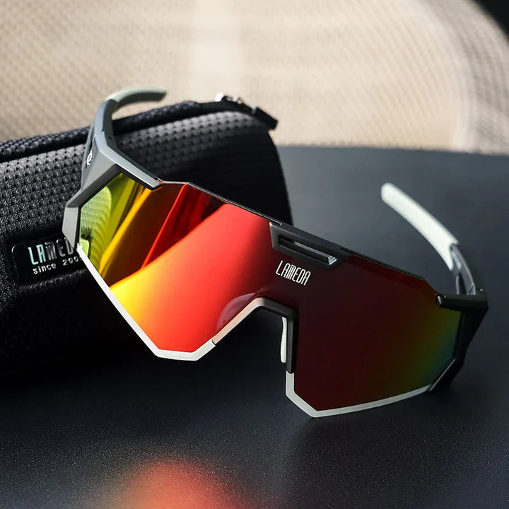 Reflective Aero Cycling Sunglasses