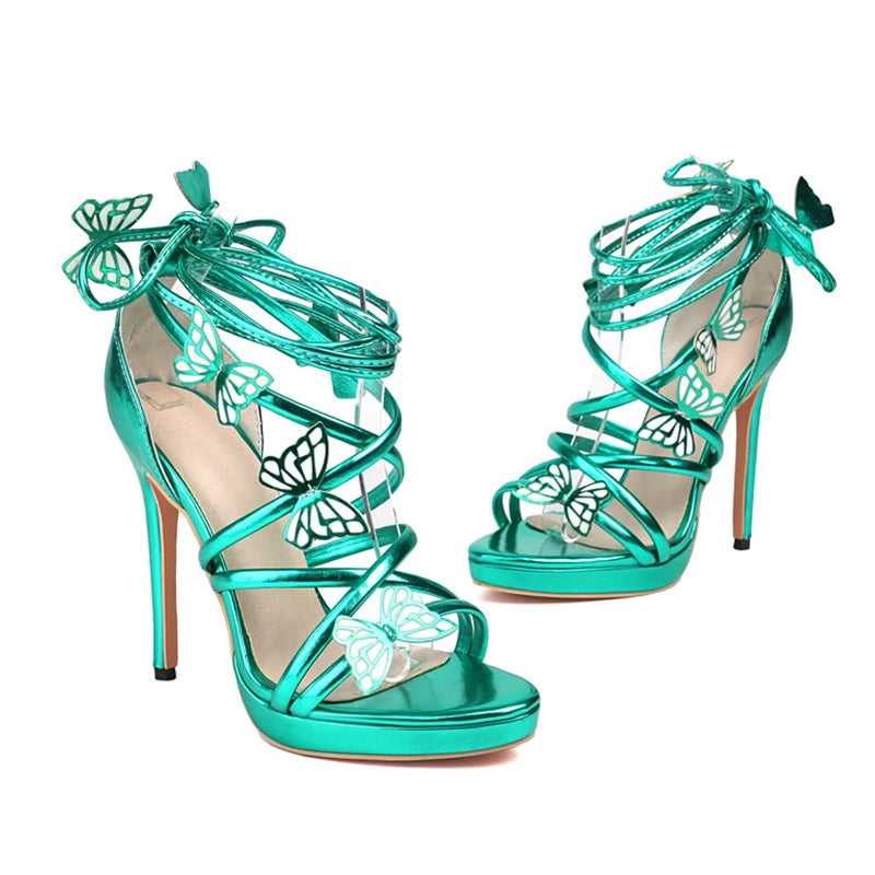 Ether Flutter Strap Stilettos