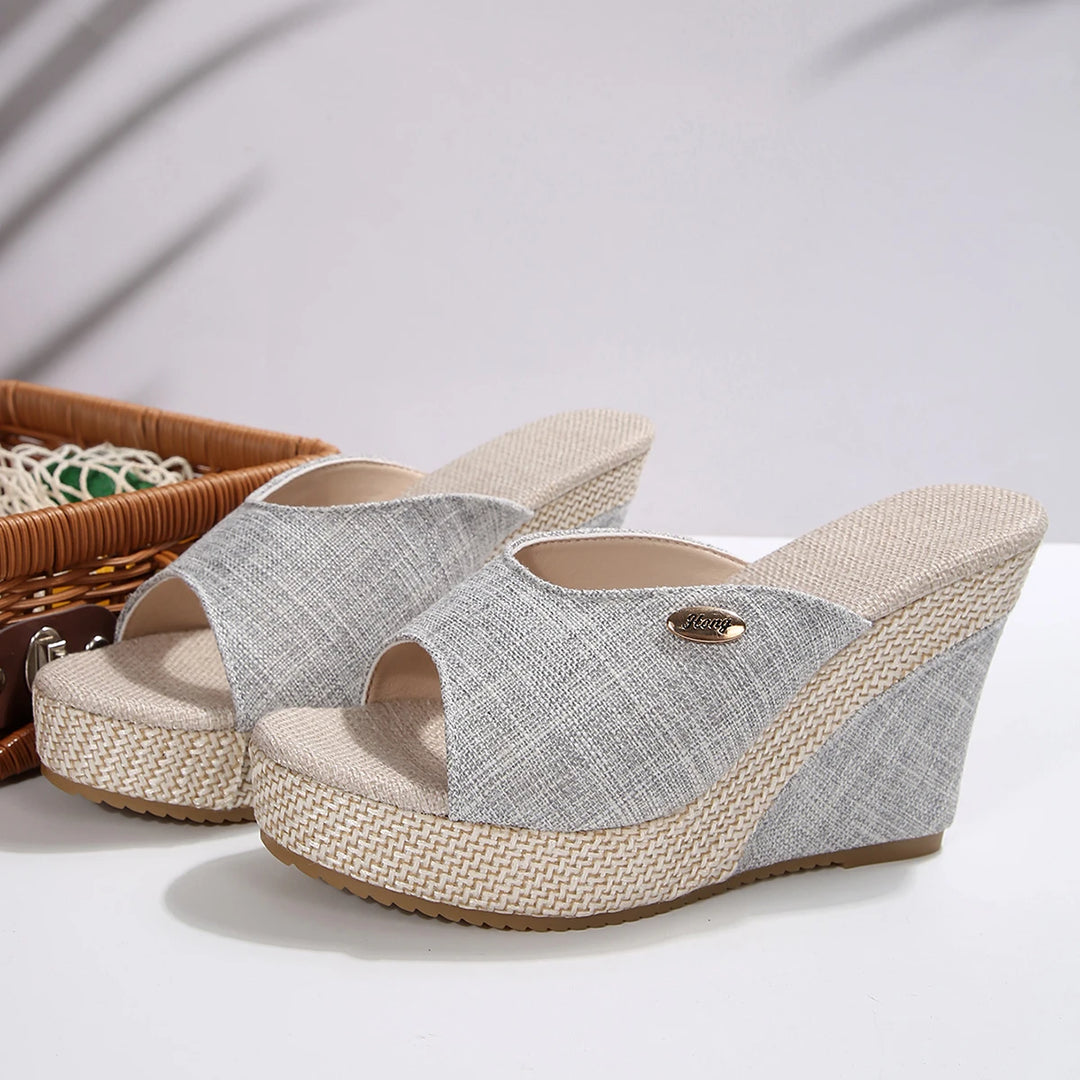 Kaia Jute Platform Sandals