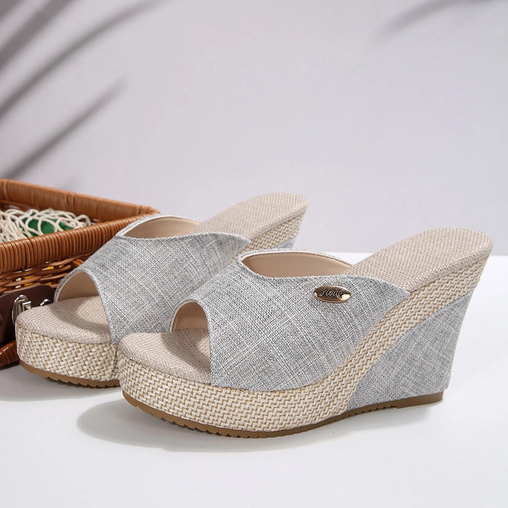 Kaia Jute Platform Sandals