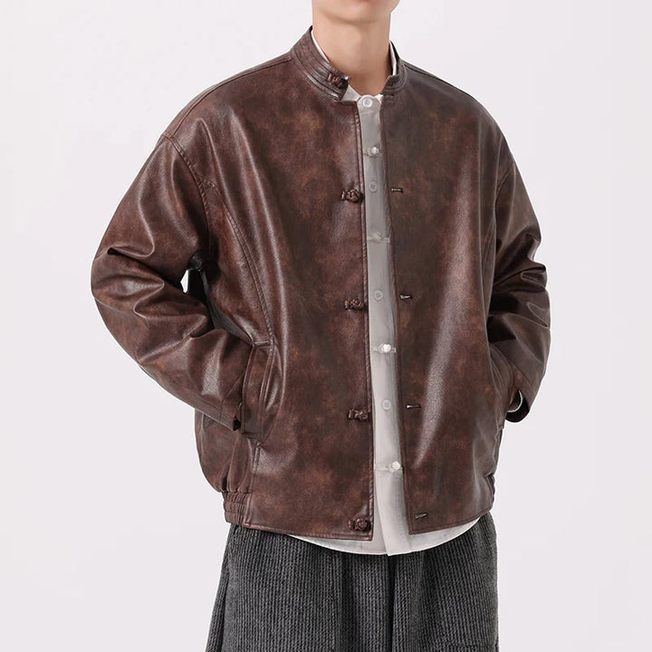 Roam Vintage Washed Leather Jacket