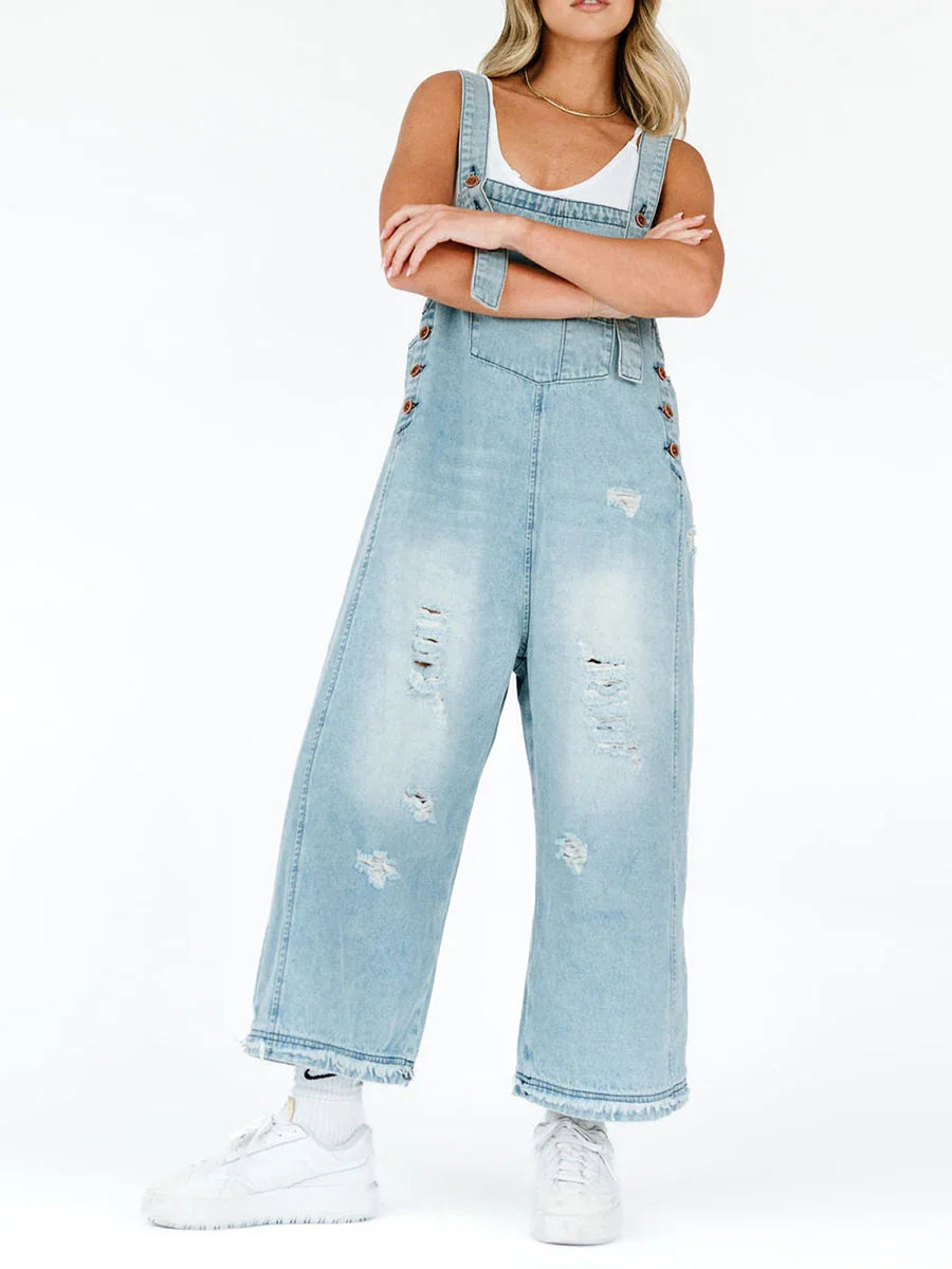 Chambray Denim Overalls