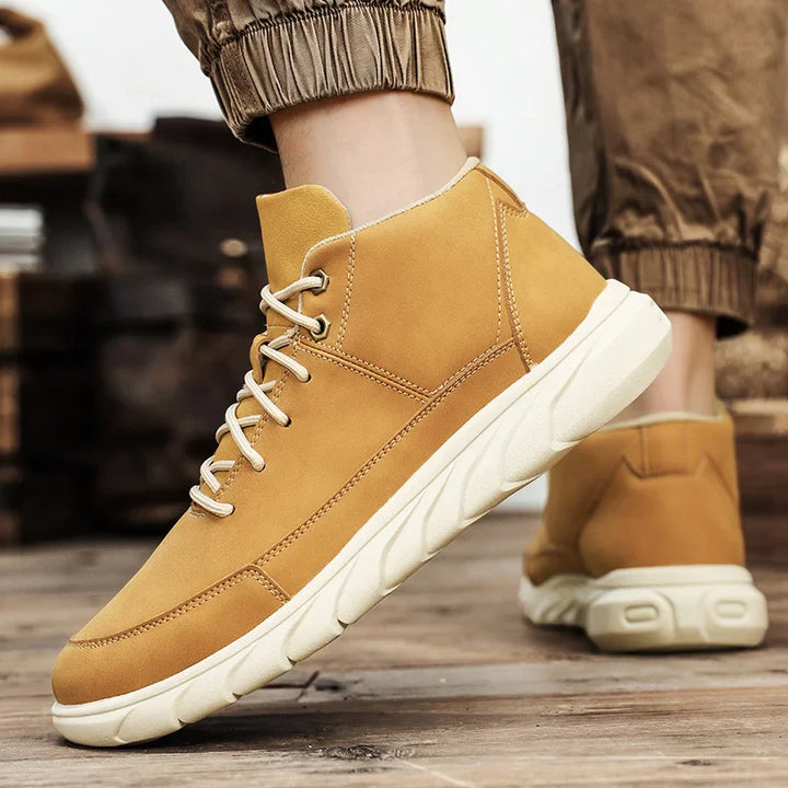 Crestline Antigrid Genuine Leather Sneakers