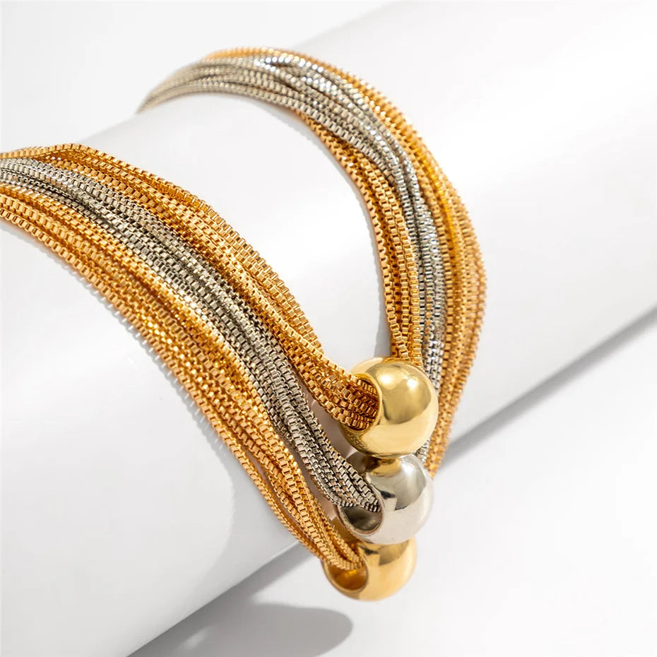 Thalora Ball Drape Necklace