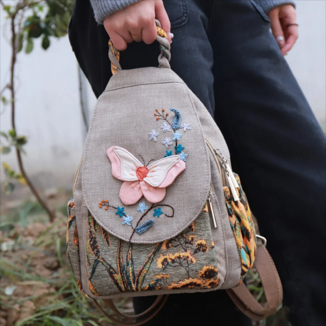 Mariposa Petal Handwoven Bag