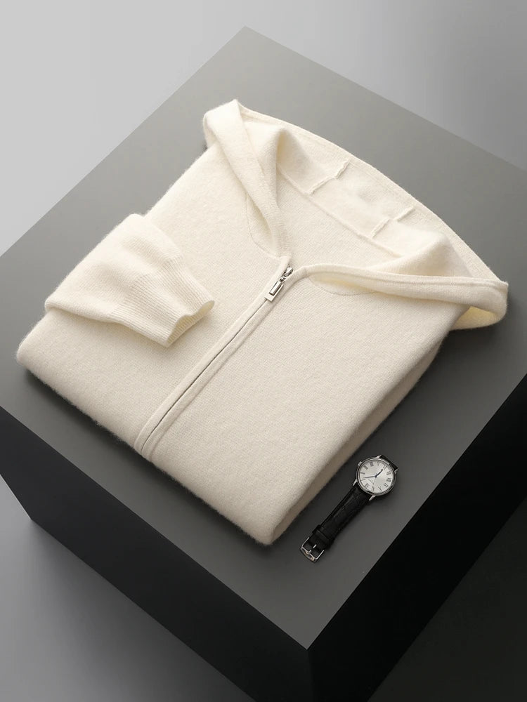Montclair 100% Merino Wool Zip Hoodie