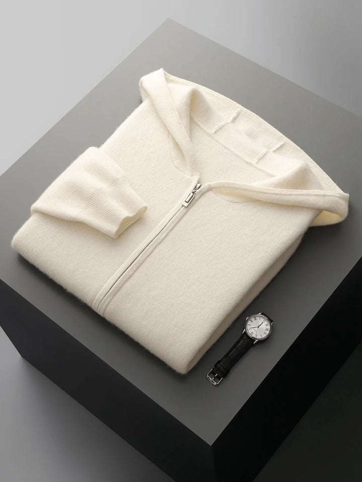 Montclair 100% Merino Wool Zip Hoodie