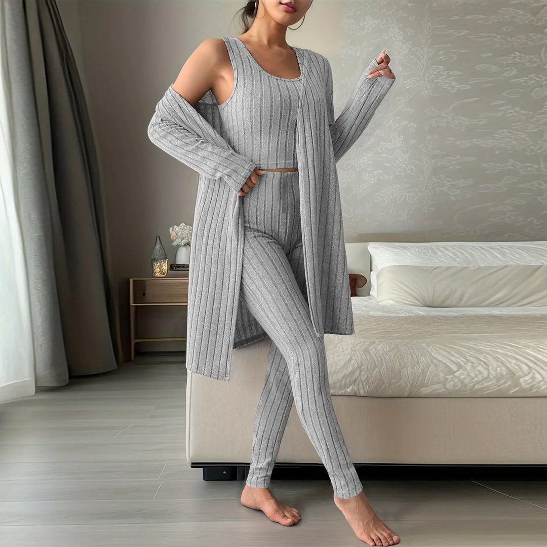 Lazaria Ribbed Knitwear Set