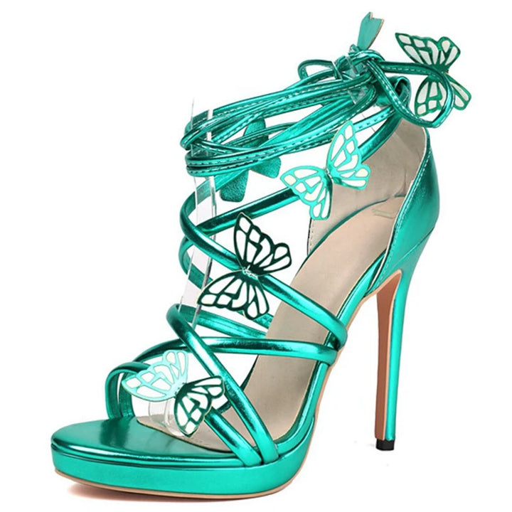 Ether Flutter Strap Stilettos