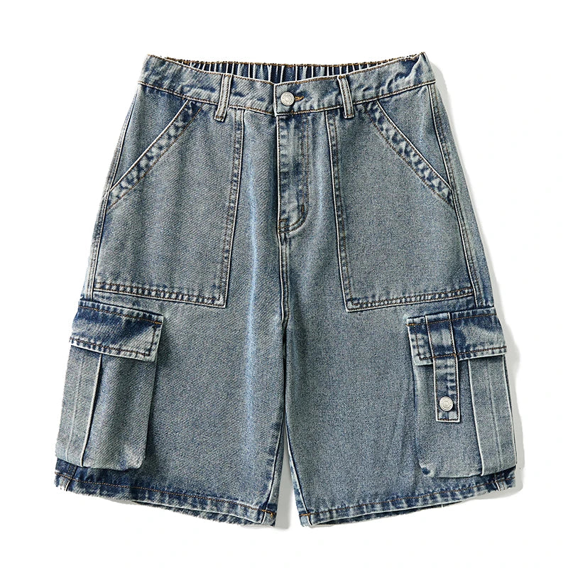Mavrick Cargo Denim Shorts