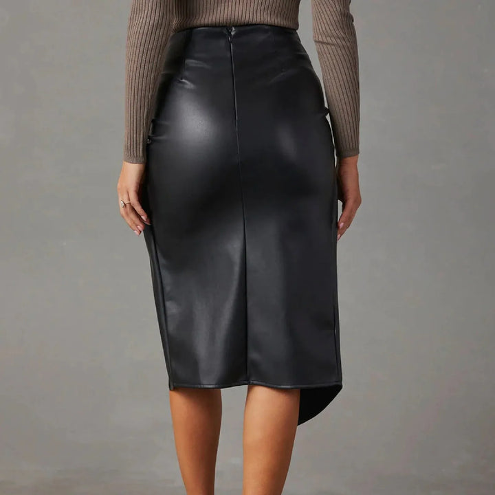 René Marais High-Slit Skirt