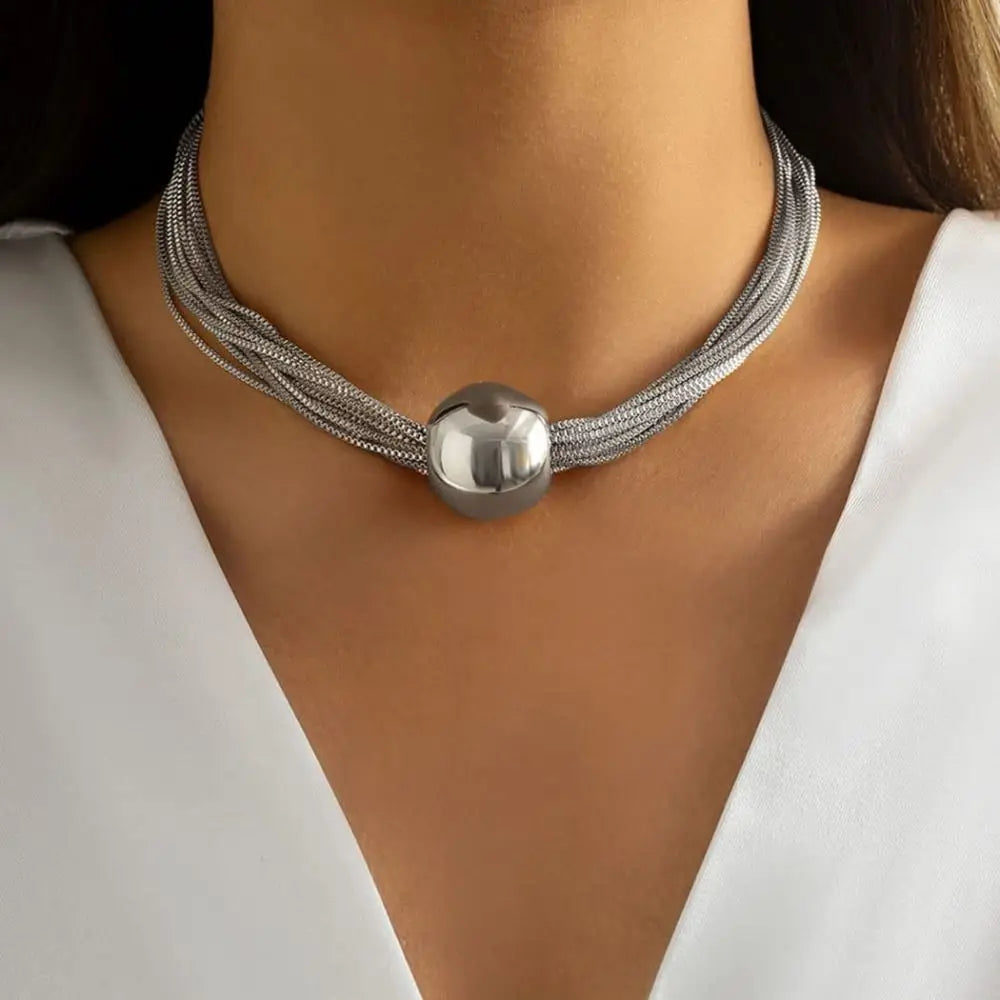 Arista Sphere Droplet Choker