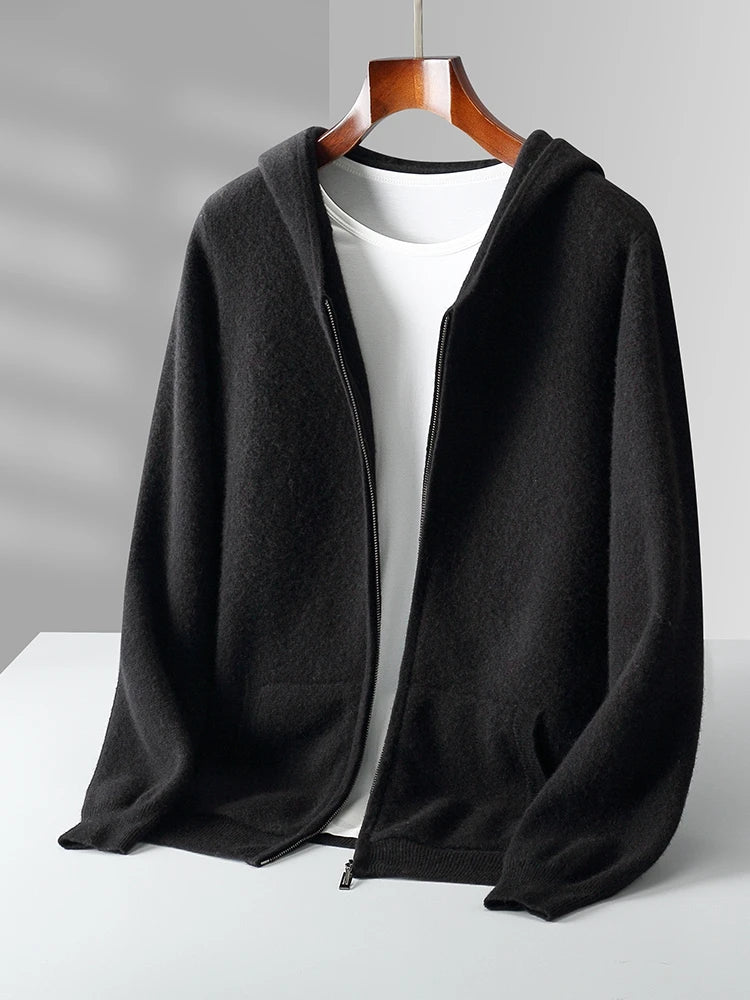 Montclair 100% Merino Wool Zip Hoodie