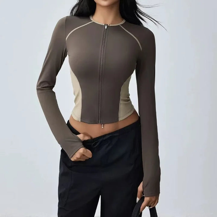 Elowen Form Zip-Up Yoga Top
