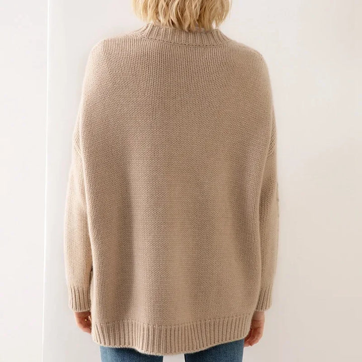Sandra Eve Cable-Knit Cardigan