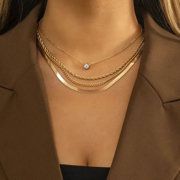 Alina Signature Layered Necklace