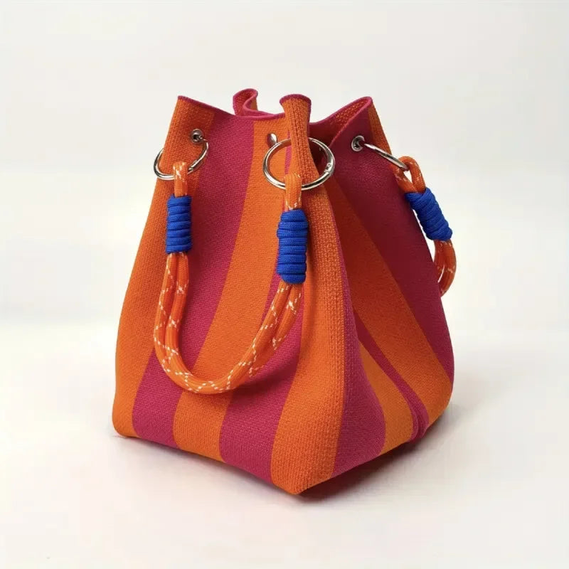 Carmine Colorblock Tote