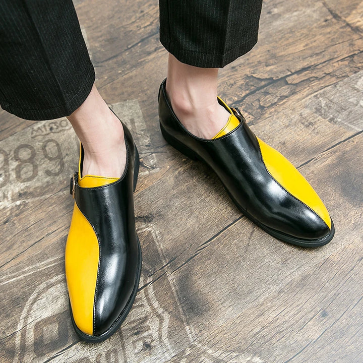 Marenzo Monk Patent Loafers