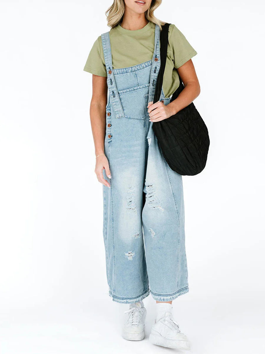 Chambray Denim Overalls