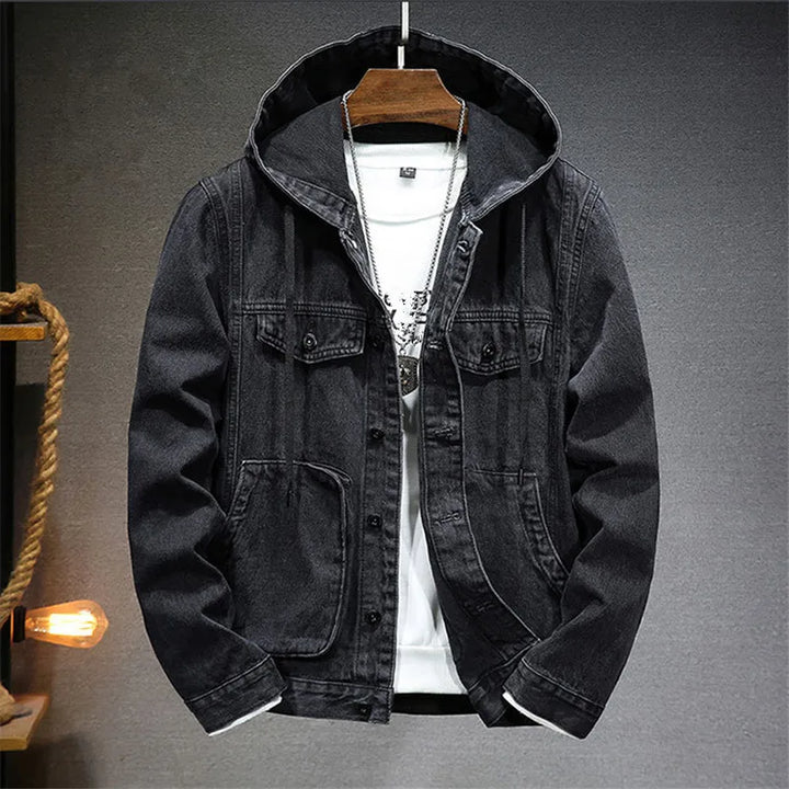Stellan Hooded Denim Jacket