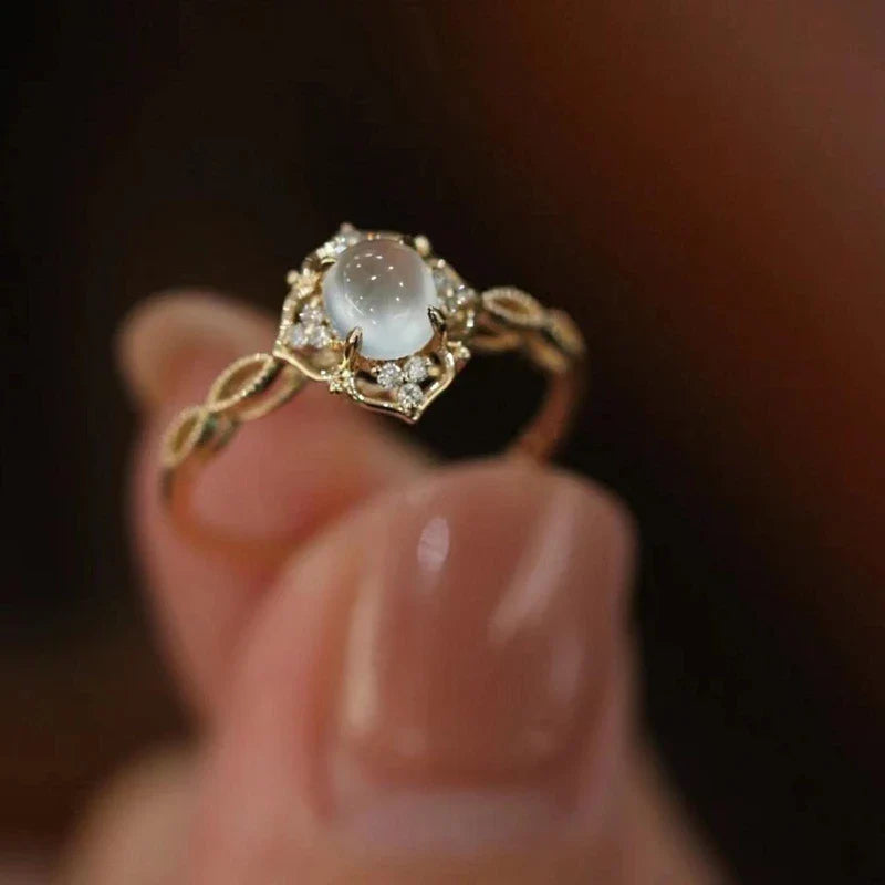 Elowen Moonstone Ring