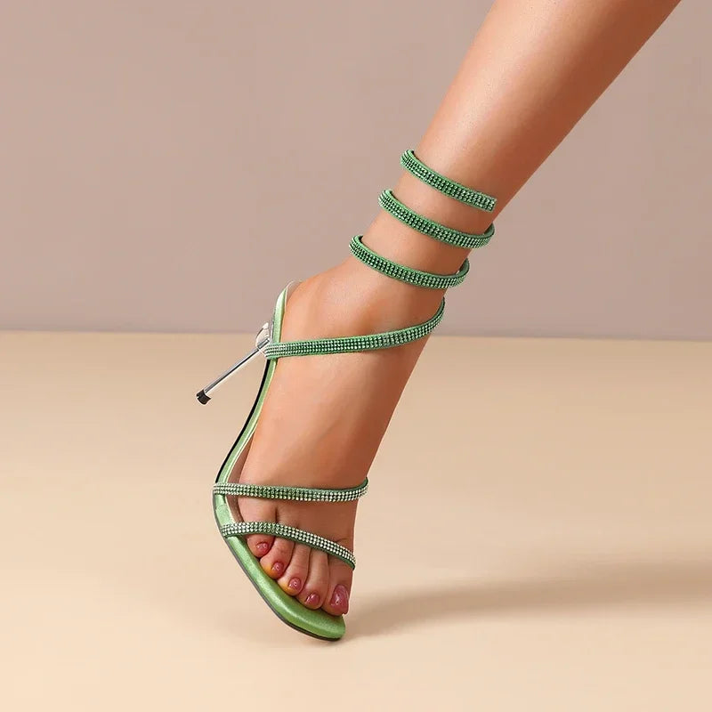 Divine Spiral Wraparound Heels