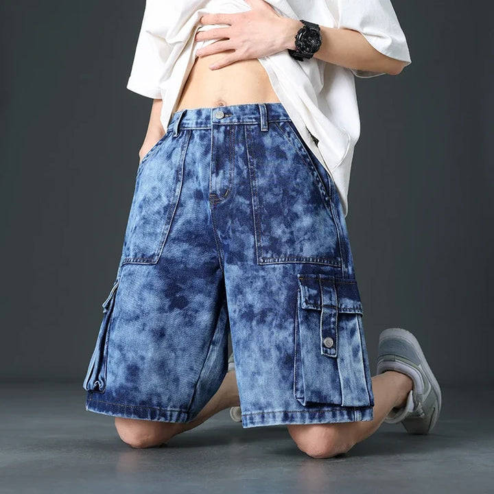 Mavrick Cargo Denim Shorts