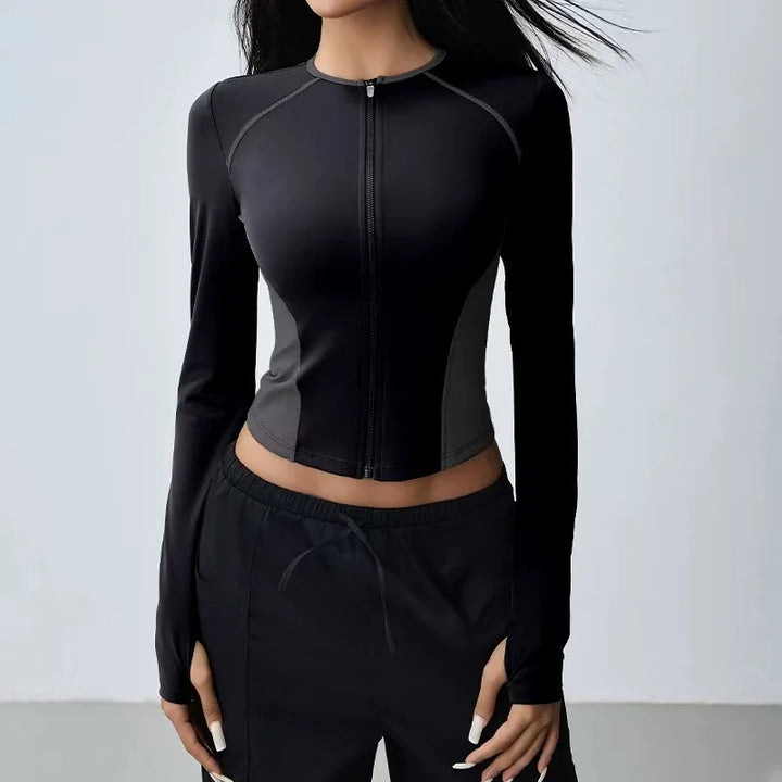 Elowen Form Zip-Up Yoga Top