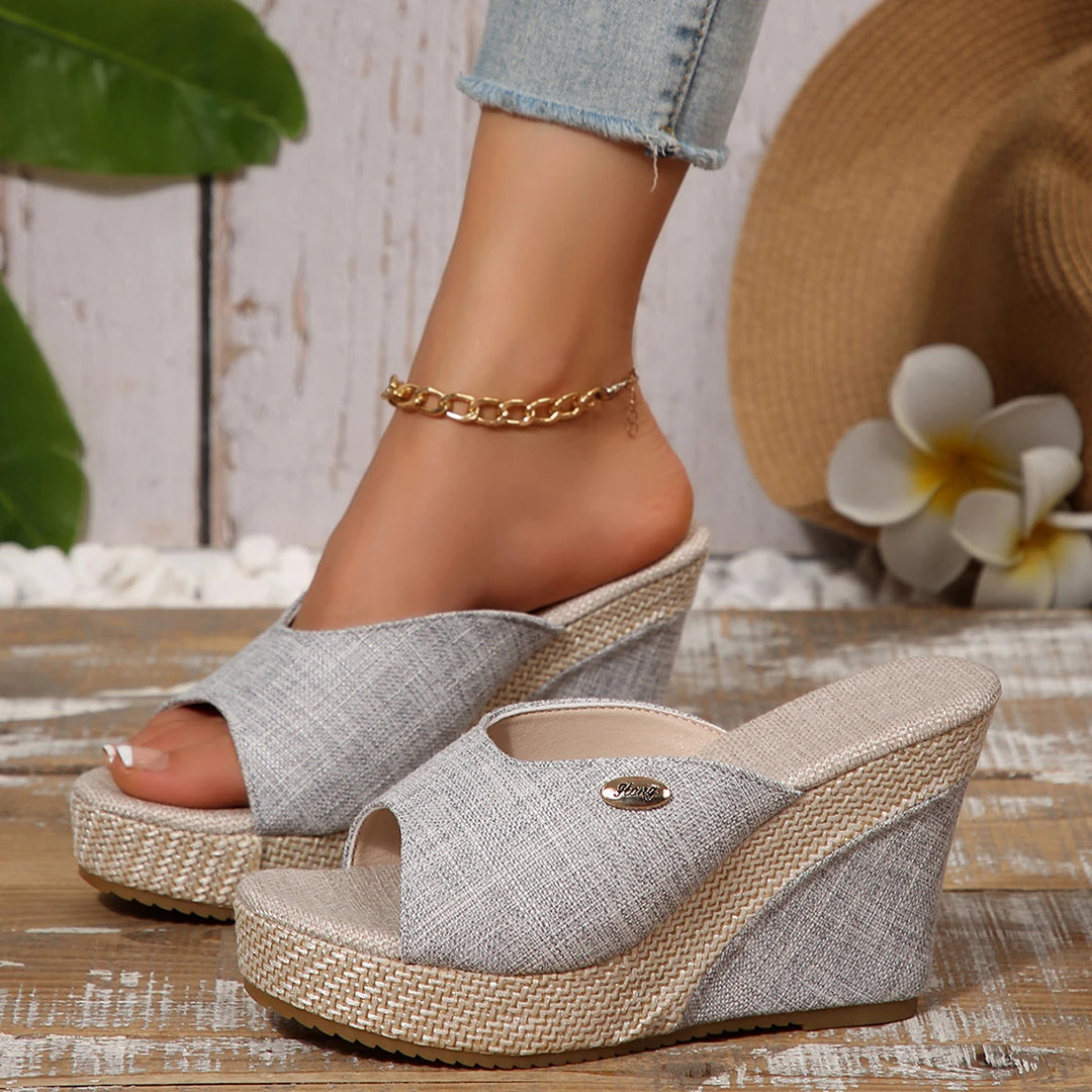 Kaia Jute Platform Sandals