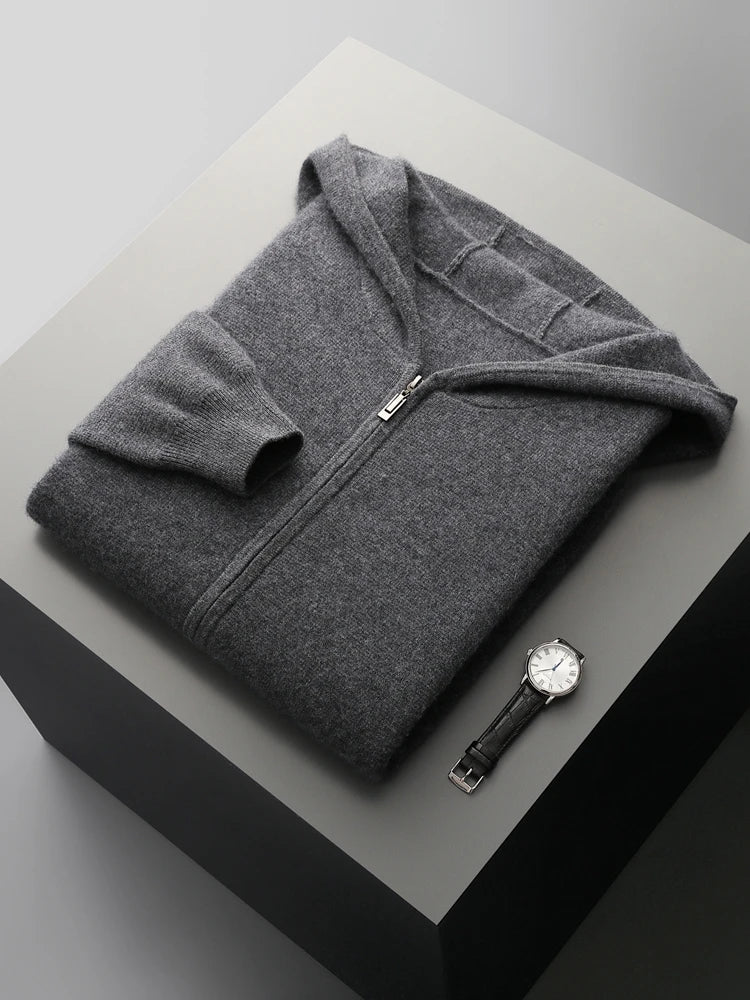 Montclair 100% Merino Wool Zip Hoodie