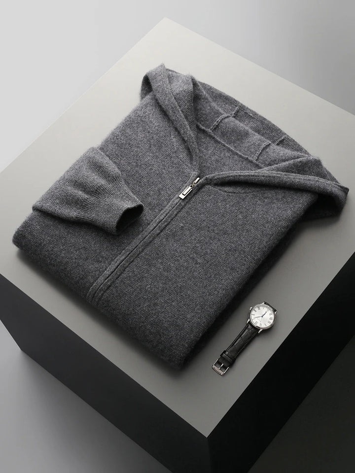 Montclair 100% Merino Wool Zip Hoodie
