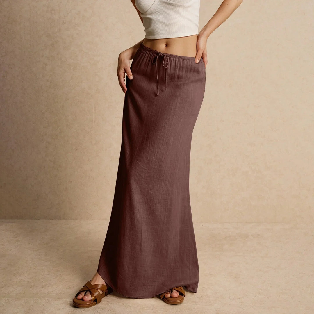 Elaris Low-Waist Maxi Skirt