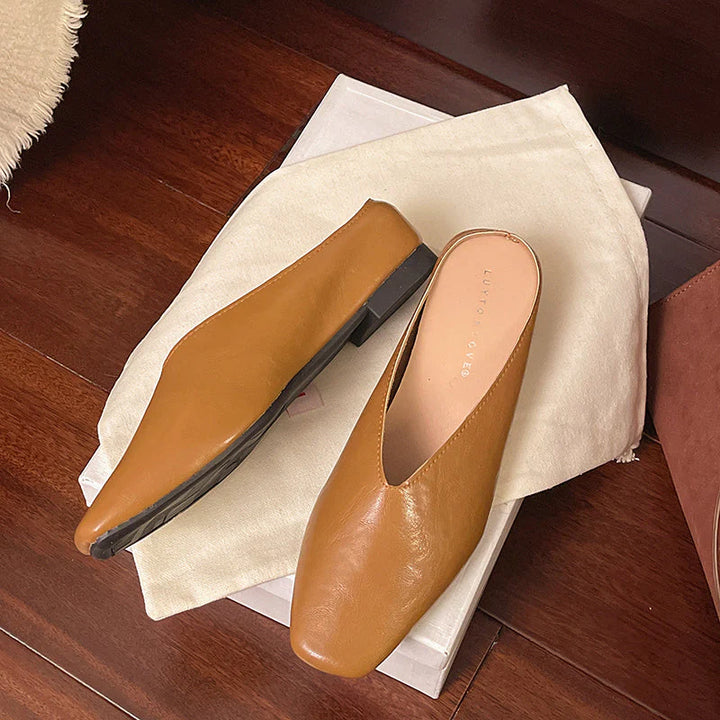 Valerina Vegan Leather Flats