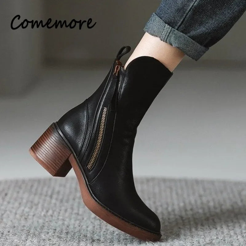 Camílle 2" Leather Ankle Boots