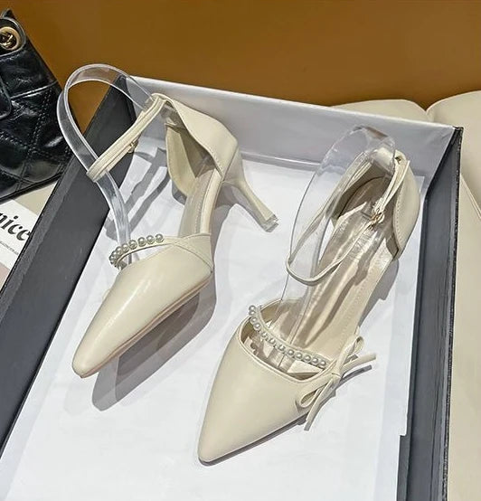 Esmée Pearly Bow Heels