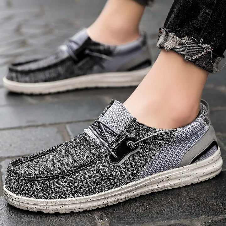 Harlan Textured Canvas Sneakers