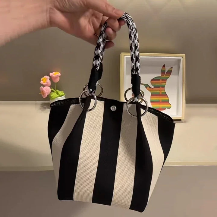 Carmine Colorblock Tote