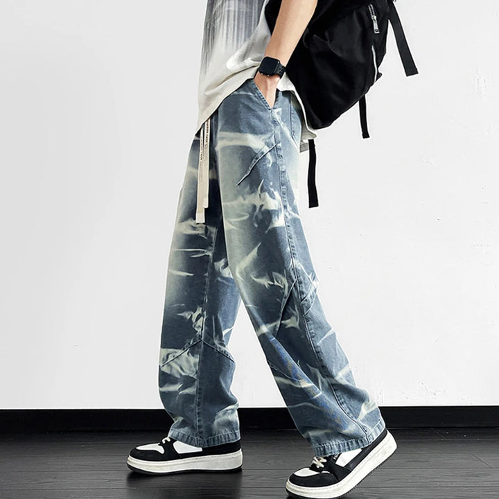 Reckon Patchwork Baggy Jeans