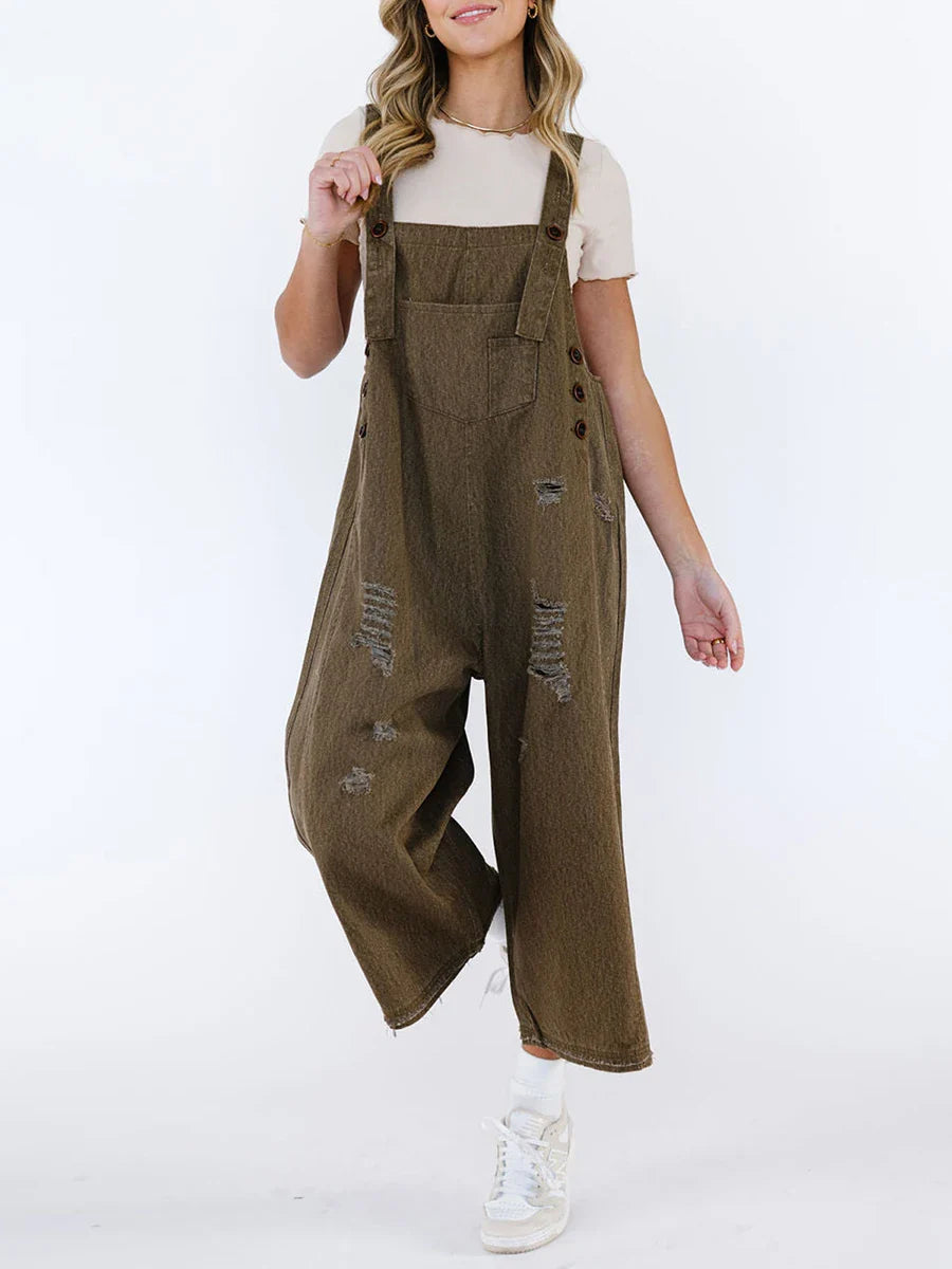 Chambray Denim Overalls