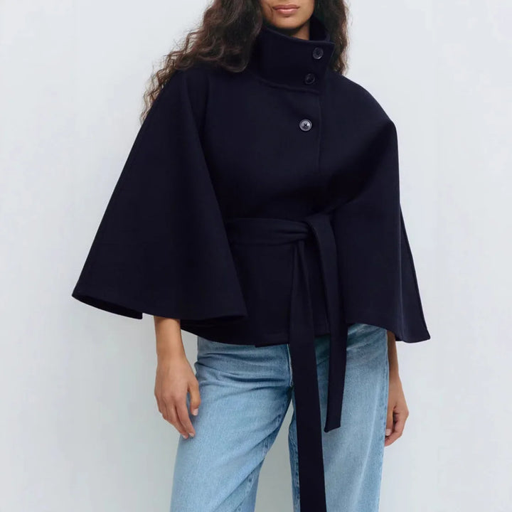 Delphine Belted Cape