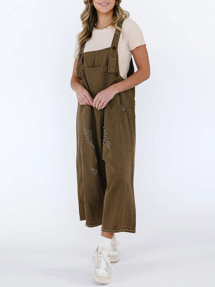 Chambray Denim Overalls