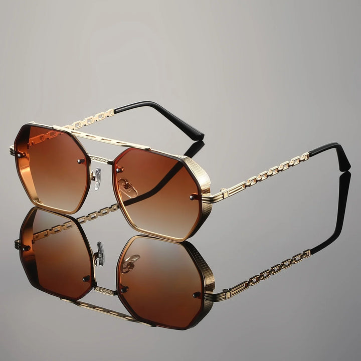 Levan Chain-Arm Sunglasses