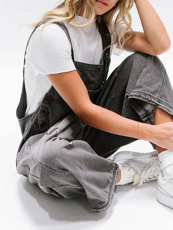 Chambray Denim Overalls