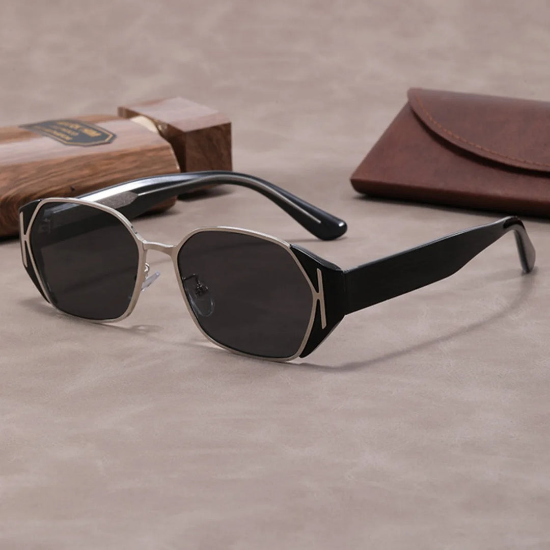 Belair Retro Oval Sunglasses