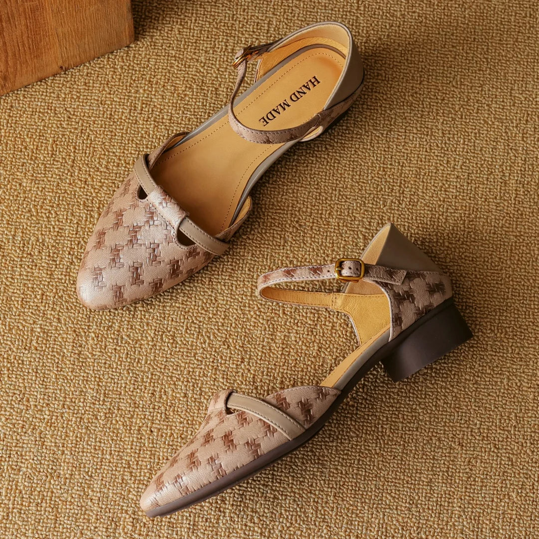 Amélis Leather Heels