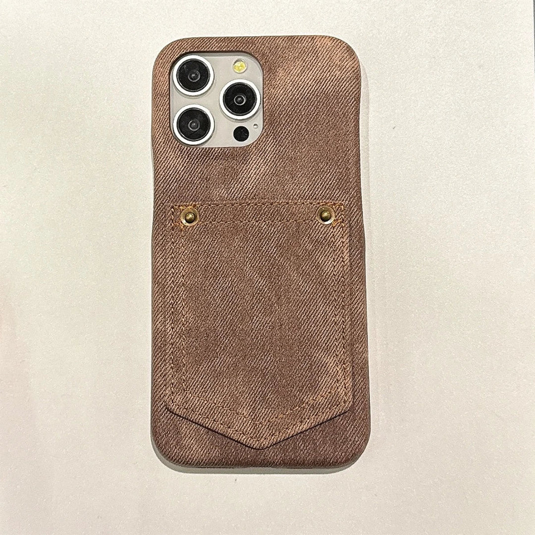 Indigo Denim iPhone Case