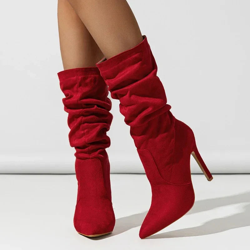 Vionna Pleated Heels