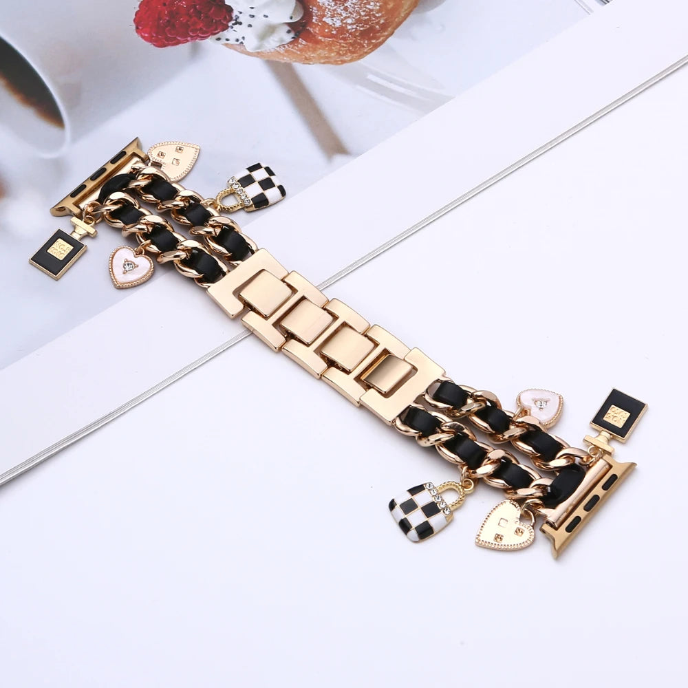Contessa Noir Apple Watch Band