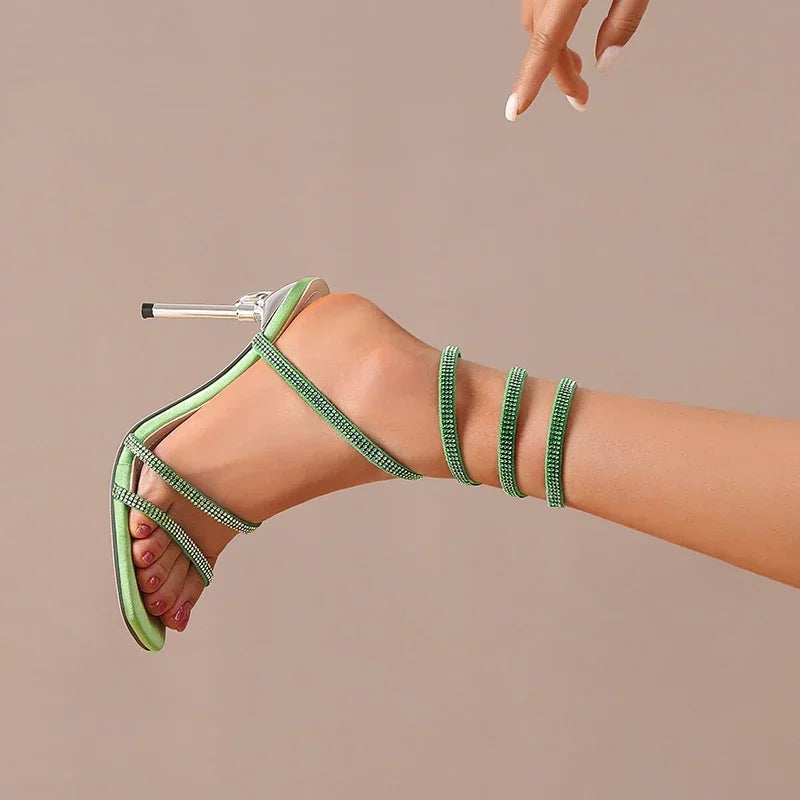 Divine Spiral Wraparound Heels