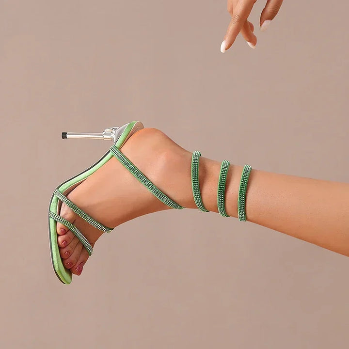 Divine Spiral Wraparound Heels